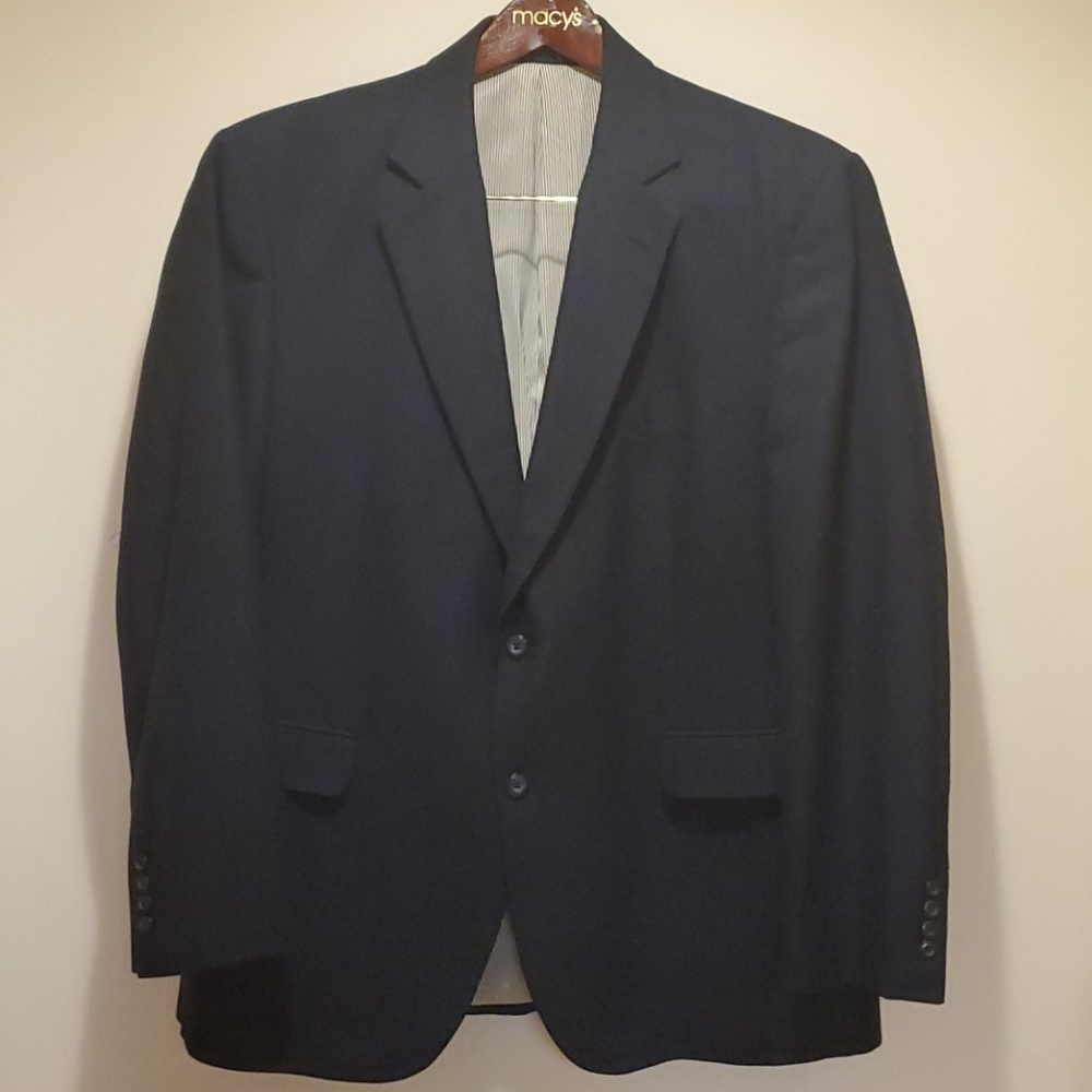 Stafford Navy Blue Blazer 44R